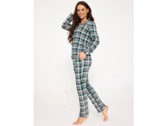 Pyžamo Cornette 482/490 Francesca, krátké rukávy, velikosti S–2XL, rozepínací 2