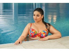 Plavková podprsenka Ava s&nbsp;plnými košíčky SK 226 Vivid Orange 4