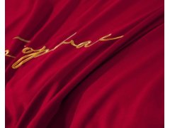 Bavlněná ložní souprava Word Výšivka z&nbsp;mikrovlákna FHL-2604 160x200 1