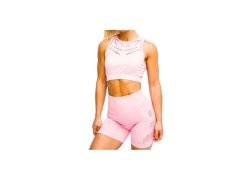 Legíny GymHero Legíny Stripes W MAUVE 3