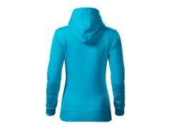 Malfini Cape Free W MLI-F1444 tyrkysová mikina 2