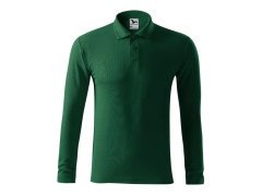 Malfini Pique Polo LS M MLI-221D3 tmavě zelená polokošile 1