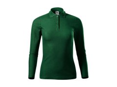 Tmavě zelená polokošile Malfini Pique Polo LS W MLI-231D3 1