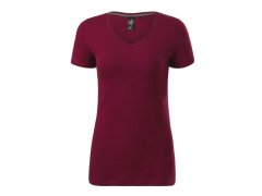 Malfini Action Tričko s výstřihem do V W MLI-70186 garnet 1