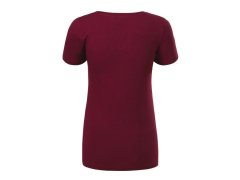 Malfini Action Tričko s výstřihem do V W MLI-70186 garnet 2