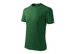 Základní unisex tričko (lahvově zelené (štítek značky)) 3