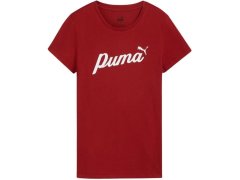 Puma ESS+Script dámské tričko červená 679315 13 1