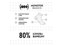Kotníkové ponožky Monotox Basics 3-pack MX20004 3