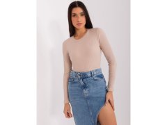 Béžová pruhovaná halenka BASIC FEEL GOOD (RV-BZ-9207.41X) 2