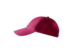 Unisex čepice 6P (granátová) 2