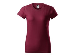 Dámské tričko Basic (granátová) 1