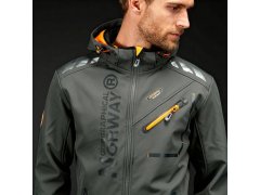 Geographical Norway Softshellová bunda Royaute DB 068 M WY8027H/GN/Dark Grey / Orange 5