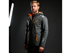 Geographical Norway Softshellová bunda Royaute DB 068 M WY8027H/GN/Dark Grey / Orange 6