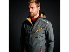 Geographical Norway Softshellová bunda Royaute DB 068 M WY8027H/GN/Dark Grey / Orange 7