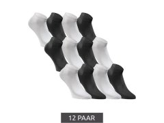 Jack&Jones Unisex 12pack ponožky 12260511 BLK/WHT 1