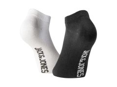 Jack&Jones Unisex 12pack ponožky 12260511 BLK/WHT 2