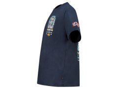 Geografické Norsko Jakado DB 254 M SY10074H/GN-Navy Tričko 2