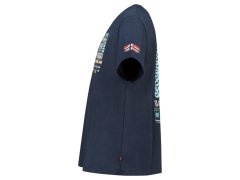 Geografické Norsko Jakado DB 254 M SY10074H/GN-Navy Tričko 3