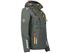 Geographical Norway Reine Ass A EO DB 007 W WU8184F/GNO-Tmavě šedá / oranžová softshellová bunda 1