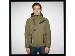 Geographical Norway Softshellová bunda Royaute DB 068 M WY1997H/GN-Kaki / Black 4