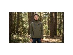 Geographical Norway Softshellová bunda Royaute DB 068 M WY1997H/GN-Kaki / Black 8