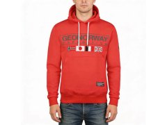 Geographical Norway Great DB 317 M WY8613H/GN-Red Mikina s kapucí 3
