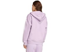 Dámská fleecová mikina adidas Essentials 3-Stripes s kapucí a zipem fialová JY3080 4
