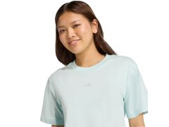 Dámské bavlněné tričko adidas Essentials Small Logo světle modrá JY4965 6