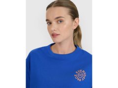 Dámské tričko oversize s potiskem 4F 4FWSS25TTSHF1993-36S 3