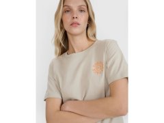Dámské tričko oversize s potiskem 4F 4FWSS25TTSHF1994-83S 2
