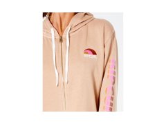 Mikina RIP CURL Wave Shapers Zip Through - béžová 3