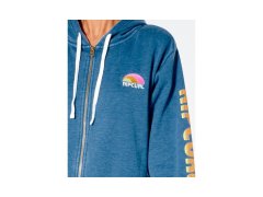 Mikina RIP CURL Wave Shapers Zip Through - modrá 3