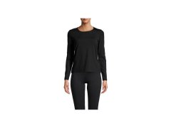 CASALL Essential Mesh Detail Tričko s dlouhým rukávem černé 4