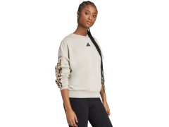 Dámská mikina adidas Animal Print 3-Stripes French Terry Sweatshirt v krémové barvě JM1836 5