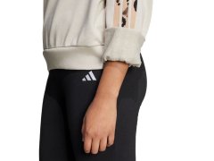 Dámská mikina adidas Animal Print 3-Stripes French Terry Sweatshirt v krémové barvě JM1836 7