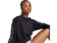 Dámská mikina adidas Animal Print 3-Stripes French Terry Sweatshirt, černá, JM1835 2