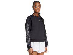 Dámská mikina adidas Animal Print 3-Stripes French Terry Sweatshirt, černá, JM1835 5