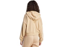 Dámská mikina s&nbsp;kapucí Essentials French Terry Quarter Zip beige JX7676 4