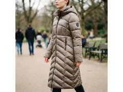 Zeměpisná oblast Norsko BLANCHE LONG TAUPE DB LADY 0116 TAUPE dámská bunda (WZ5490F/GN-TAUPE) 4