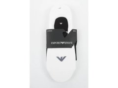 Ponožky Emporio Armani z mikrofleecu Calza, bavlněné, bílé, sada 3 párů 7