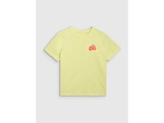 Dámské tričko oversize s&nbsp;potiskem 4F 4FRSS25TTSHF3160-73S 3