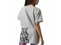 Šedé tričko Reebok Faves 1