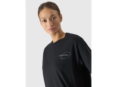 Dámské tričko oversize s&nbsp;potiskem 4F 4FRSS24TTSHF2089-20S 3