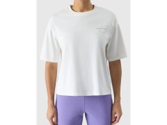 Dámské tričko oversize s potiskem 4F 4FRSS24TTSHF2089-11S 1