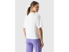 Dámské tričko oversize s potiskem 4F 4FRSS24TTSHF2089-11S 3