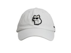 Kšiltovka Karl Lagerfeld Paris Choupette Strapback, bílá – L5WH7944 wht 1