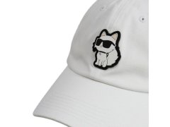 Kšiltovka Karl Lagerfeld Paris Choupette Strapback, bílá – L5WH7944 wht 5