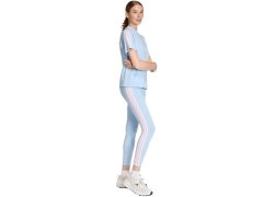 Dámské legíny adidas Essentials 3-Stripes Cotton, světle modré, KD2352 5