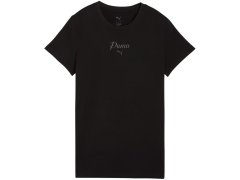 Dámské tričko Puma ESS Script Tee černé 691760 01 1