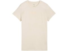 Dámské tričko Puma ESS Script Tee beige 691760 87 1